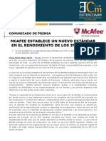 NP McAfee - McAfee Establece Un Nuevo Est N Dar en El Rendimiento de Los IPS de Red