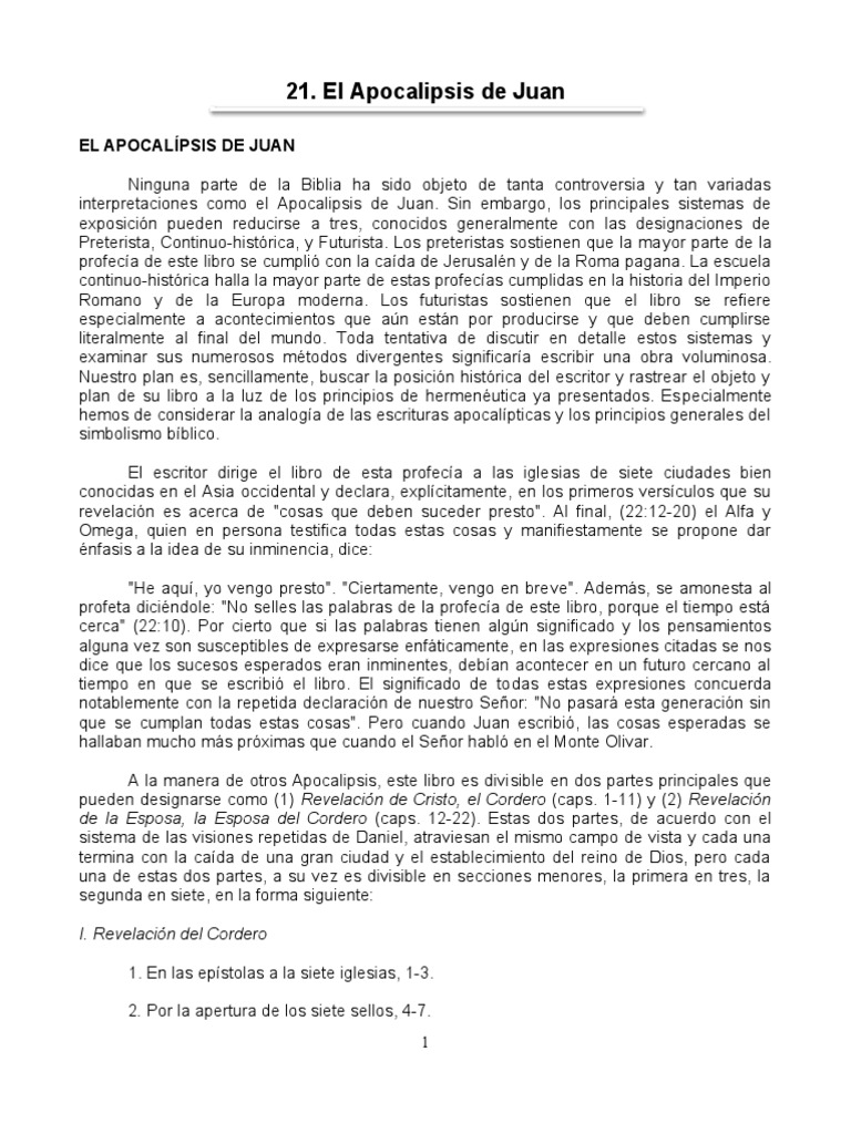 El Apocalípsis de Juan.doc Libro de revelación Cristo (Título)