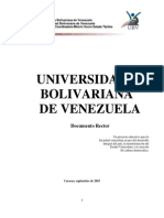 Documento Rector Ubv