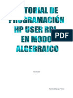 Tutorial de Programación HP User RPL en Modo Algebraico v1.2