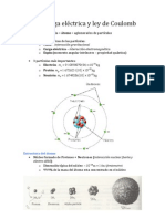 Carga Electrica y Ley de Coulomb