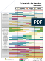 Calendario Siembra Horticolas LechugaTomateYCebolla