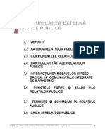 Comunicarea Externa PR