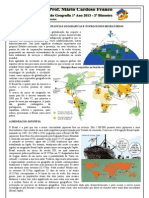 Resumão Geografia - 1º Ano 2013 - Prof. Álvaro Santos