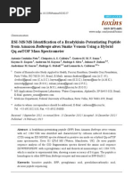 ESI-MS/MS Identification of a Bradykinin-Potentiating Peptidefrom Amazon  Bothrops atrox  Snake Venom Using a HybridQq- oa TOF Mass Spectrometer.pdf