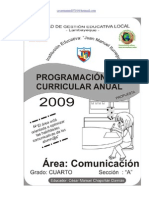 14814247 Programacion Anual 2009 Comunicacion