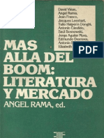 Rama Angel Mas Alla Del Boom Literatura y Mercado