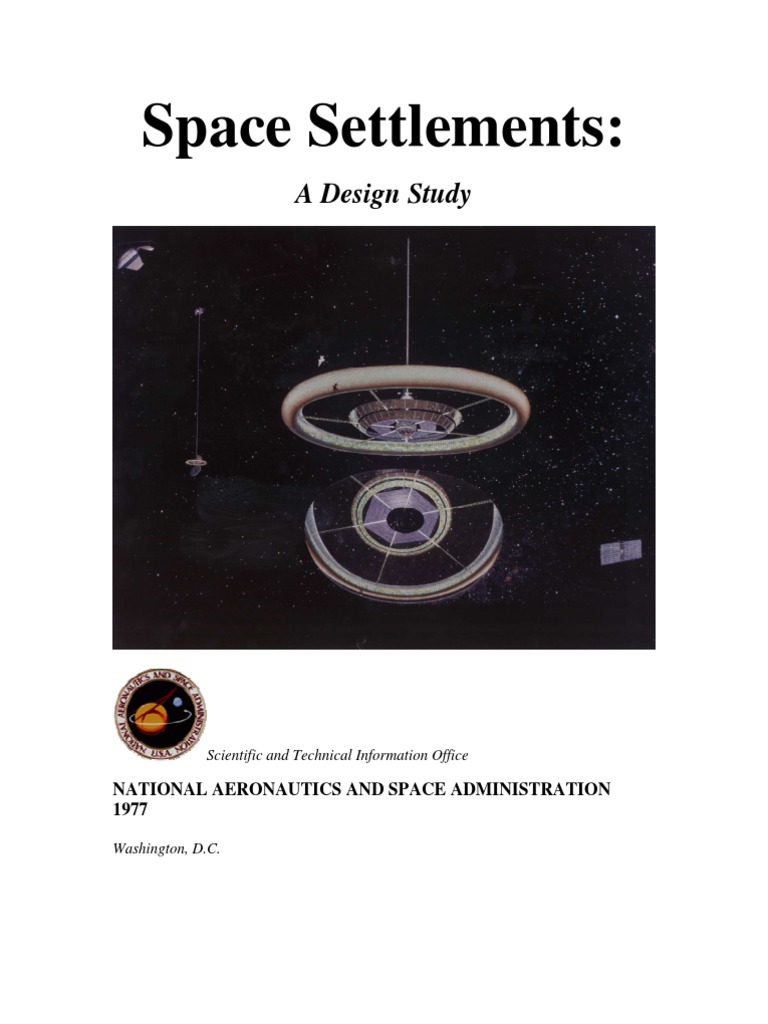 Space Settlements A Design Study PDF Solar Flare Ionizing Radiation photo