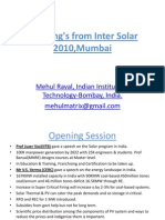 Learning Intersolar