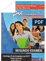 2do. Examen Pre San Marcos 2013-II