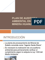 Plan de Auditoria Ambiental en La Minera Huanuni