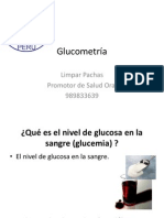 Glucometría - Promotoría de Salud