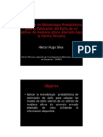 Estimacion de Daño de Edificio Mediante La Altura de Diseño