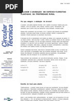 Calagem e Abubação em Espécies Florestais - EMBRAPA