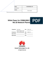 White Paper For CDMA2000 1xEV-DO Rev.B Network Planning V1.3 (20100112)