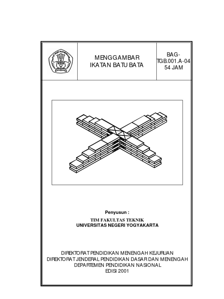 7Menggambar Ikatan Batu Bata