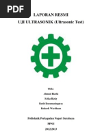 Download Laporan Resmi Uji Ultrasonik by Ahmad Rizeki SN144088219 doc pdf