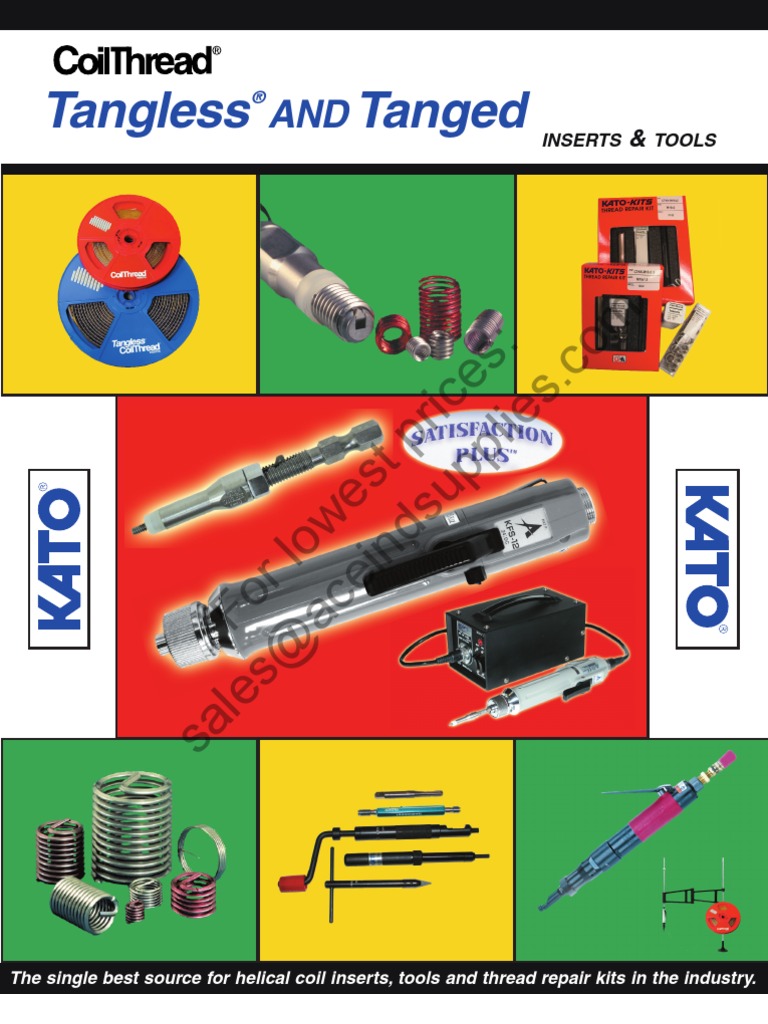 Kato Inserts Catalogue PDF Screw Corrosion