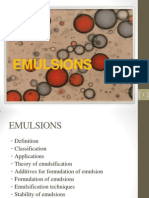 Emulsions 