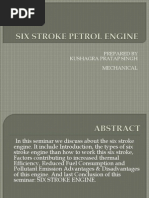 Download Six Stroke Petrol Engine PPT by Kushagra Pratap Singh SN144103530 doc pdf