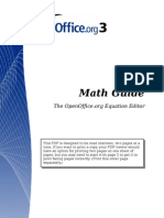 OpenOffice Math Help