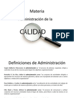 Introcuccion A La Administracion de La Calidad