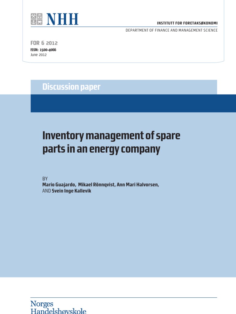 Effect of inventory management and performance in a manufacturing company picture