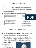 Chemical Bonds and Molecules