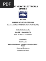 Download BHEL Bhopal STM Training Report by Mohit Assudani SN144130212 doc pdf