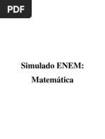 Simulado Enem Matematica
