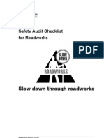 Safety Audit Checklist For Roadworks