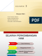 Sejarah Perkembangan Ham