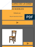 Vocabulario Muebles de La Casa...