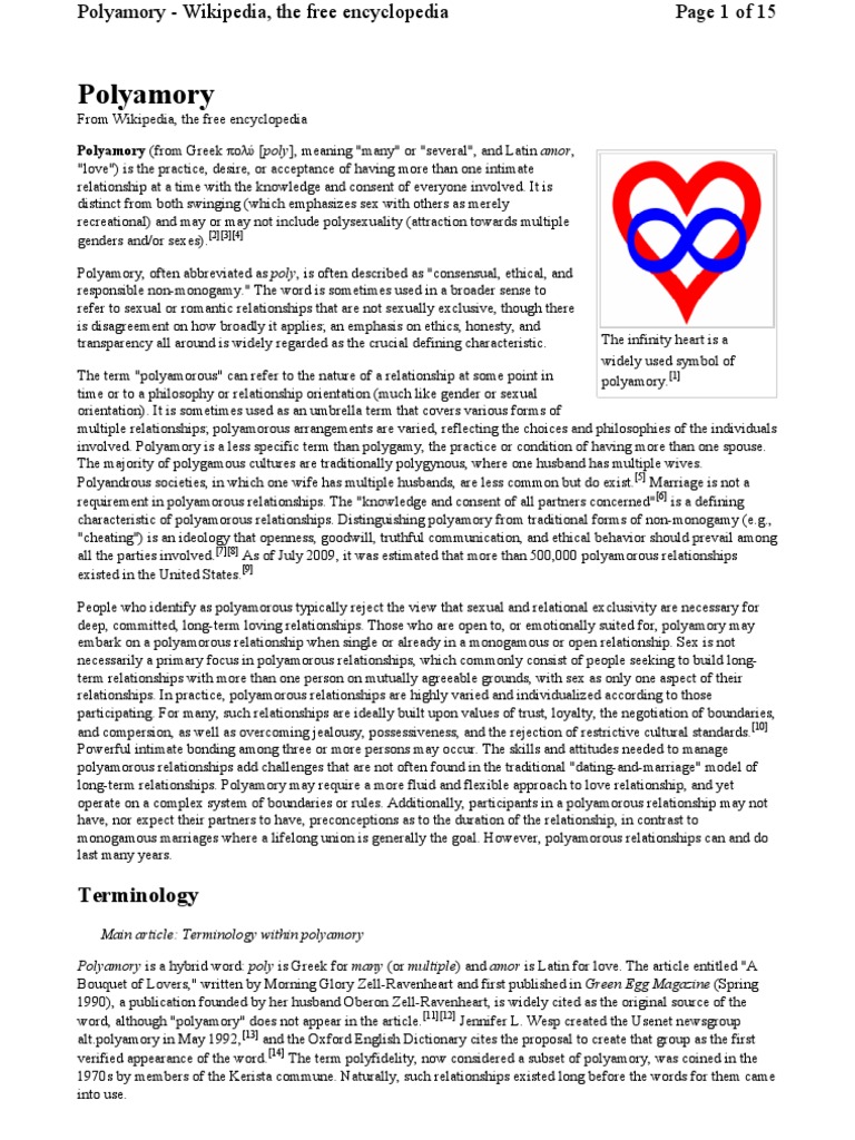 Wiki Polyamory | PDF | Polyamory | Marriage