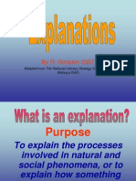 Explanations