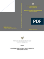 13 Permen 24 Tahun 2008 Pedoman Pemeliharaan Dan Perawatan Gedung