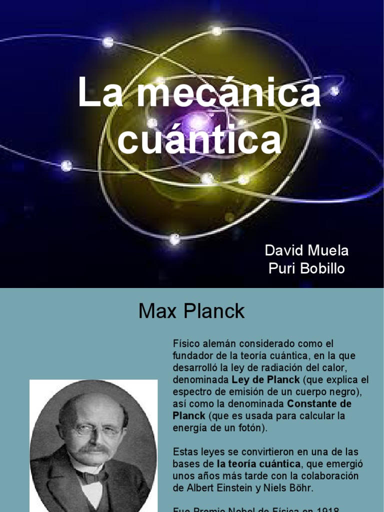 la mecanica cuantica.pdf Mecánica cuántica Niels Bohr