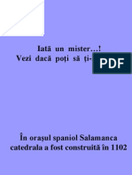 Misterul Catedralei Din Salamanca(Spania )