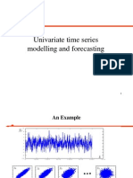 Univariate Time Series Modelling and Forecasting