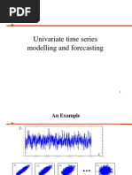 Univariate Time Series Modelling and Forecasting