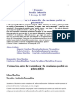 1º Coloquio Sección Extensión PDF