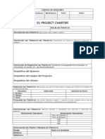 Plantilla de Project Charter