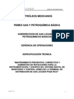 PLC y GAS - Especs DSR970IR12043 MttoControl