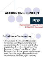 Accounting Concept: Presented By-Kamal Soni INMANTEC, Ghaziabad