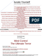 Strahlenfolter - Mind Control - The Ultimate Terror - Educate - Yourself - Org - MC
