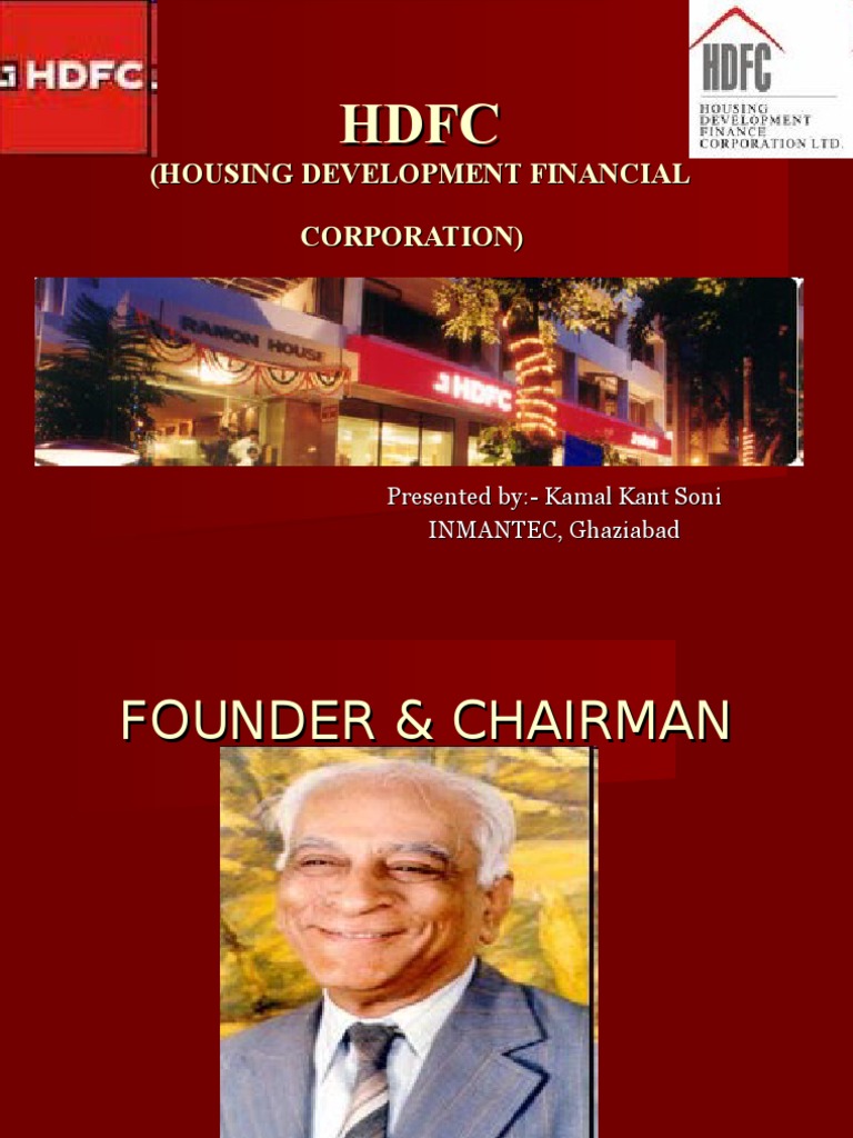 Housing Development Financial Corporation PDF Financial Services