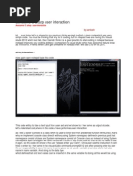 Awesome c Sharp User Interaction