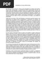 Desarrollo e Inclusion Social