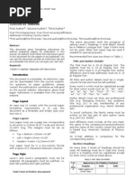 APSA Paper Formatting Guidelines | PDF | Paragraph | Typefaces