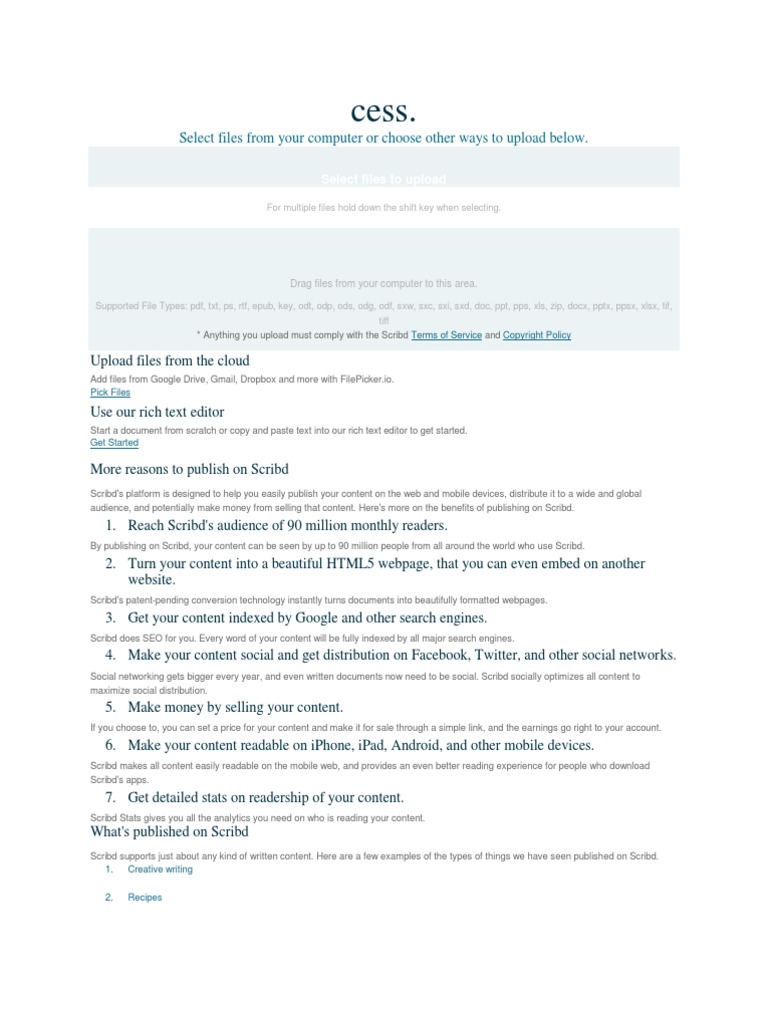 Cess.: Select Files From Your Computer or Choose Other Ways To Upload ...